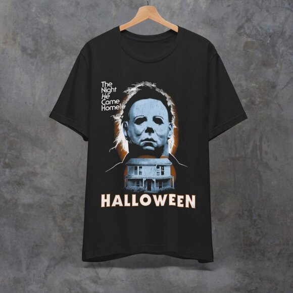 Halloween Michael Myers Shirt Unisex Halloween Tshirt, Horror Halloween - Picture 1 of 2